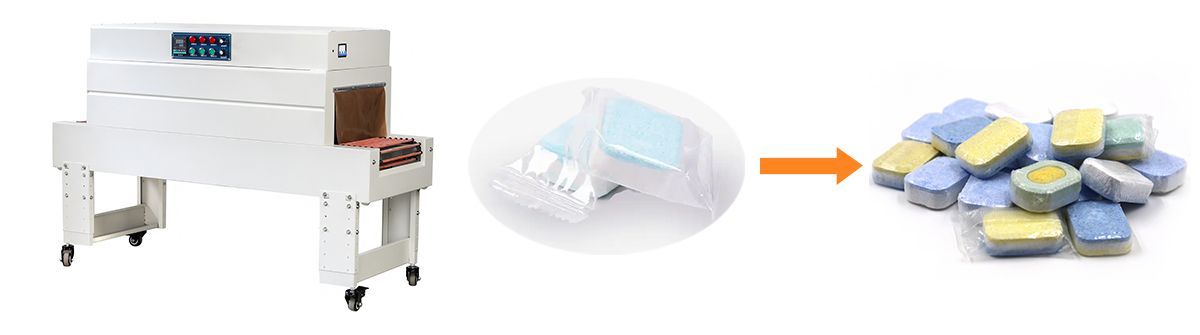 Линия по производству и упаковке таблеток для стирки