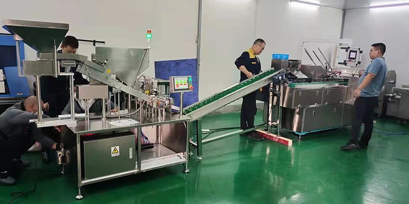 Автоматические линии для упаковки таблеток в тубы Автоматические линии для упаковки таблеток в тубы