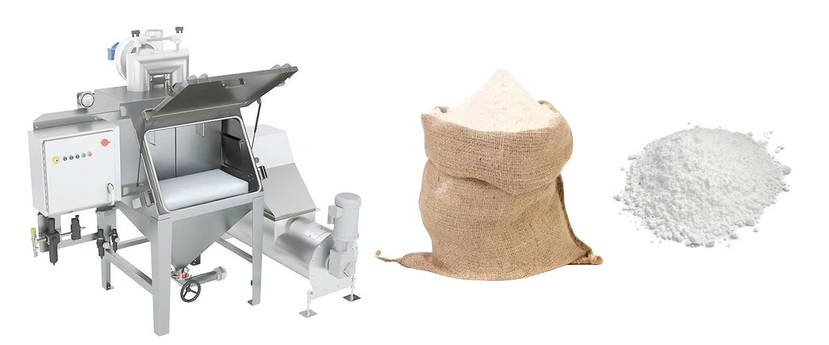 Универсальное решение для измельчения, смешивания и упаковки порошков без пыли